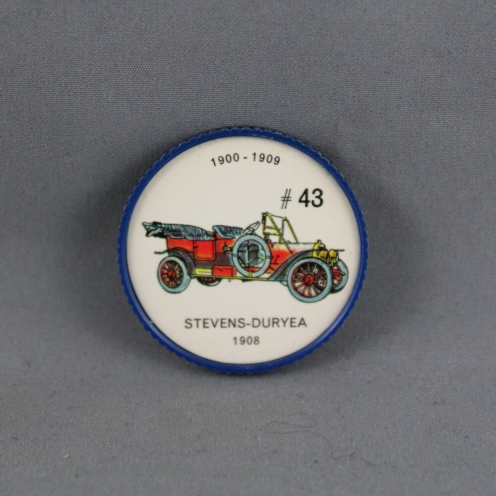 Jello Car Coins -- #43 of 200 - The Stevens-Duryea
